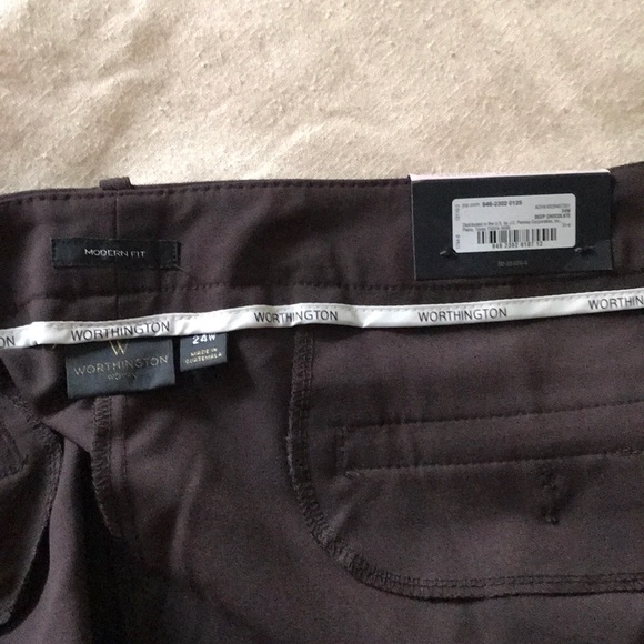NWT Worthington Modern Fit Slacks - Picture 4 of 4